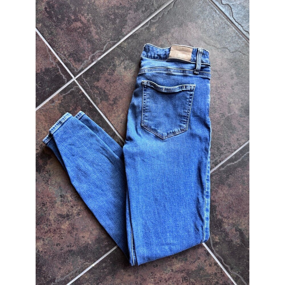 PAIGE Verdugo Ankle Jeans Women’s 28 Skinny Stretch Medium Wash Denim
